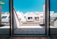 Über den Wolken .... Erstbezug im DG mit Terrasse und Küche in Bestlage unweit der U1 - Kagraner Platz - sofort beziehbar