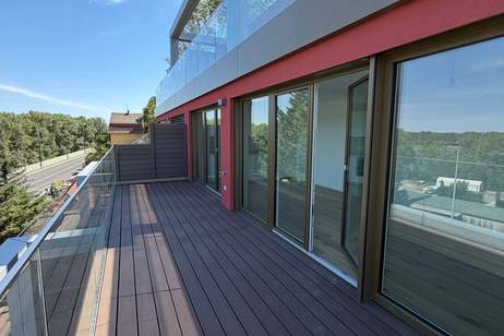Traumhafter Donau-Blick – Moderne 2-Zimmer-Wohnung mit großer Terrasse (Provisionsfrei), Wohnung-miete, 1.569,22,€, 1190 Wien 19., Döbling