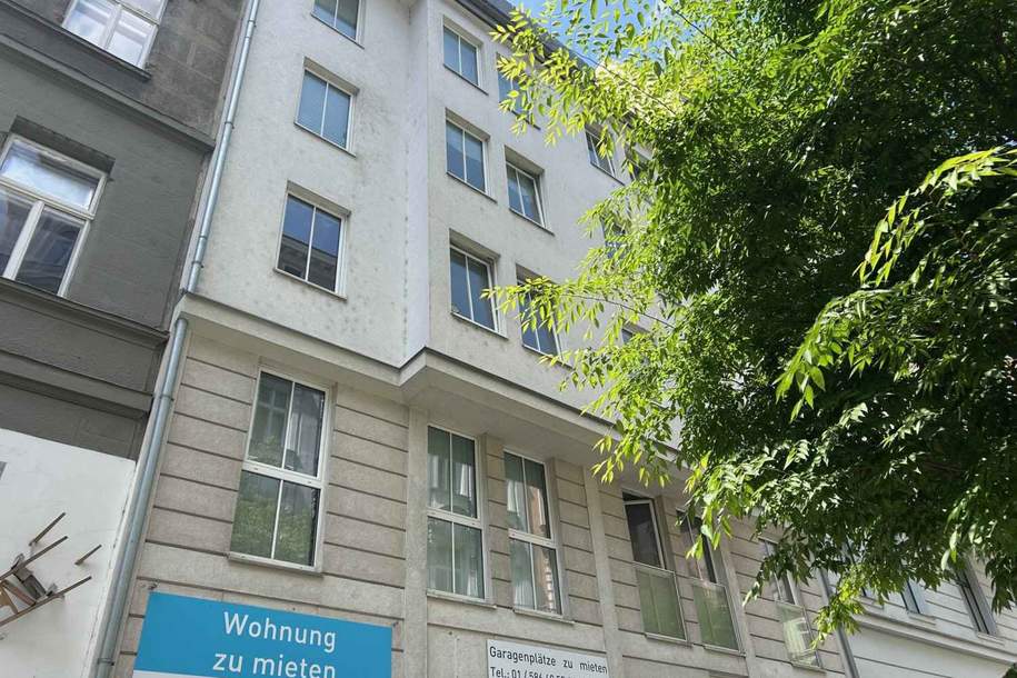 Schöne 1-Zimmer-Wohnung mit Balkon im 7.Bezirk!, Wohnung-miete, 821,10,€, 1070 Wien 7., Neubau