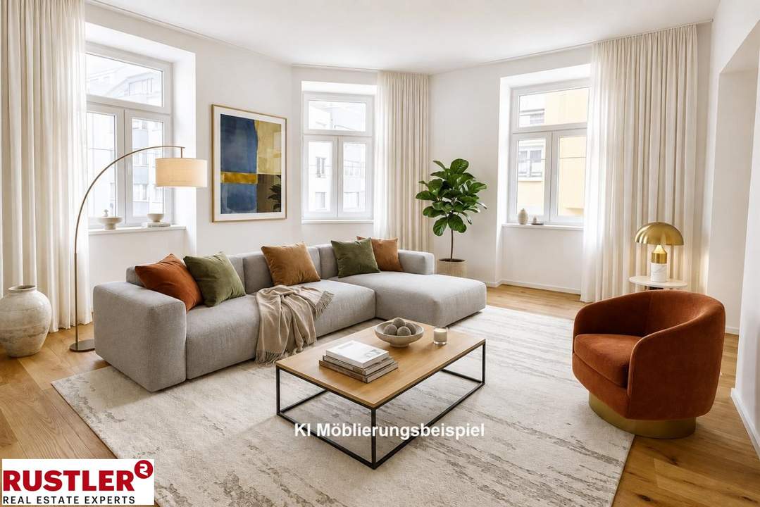 Erstbezug! Wunderschöne 2-Zimmer Dachgeschosswohnung mit Loggia nähe Kutschkermarkt