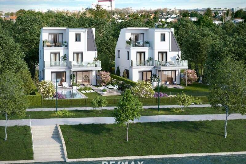 Luxuriöses Einfamilienhaus direkt an der Alten Donau nahe Große Bucht, Haus-kauf, 3.144.900,€, 1220 Wien 22., Donaustadt