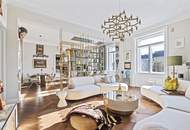 The essence of Vienna - Exklusives Altbaujuwel am Naschmarkt – 167 m² zeitlose Eleganz, kuratierte Designkunst und Blick auf Wiens neuen Naschpark