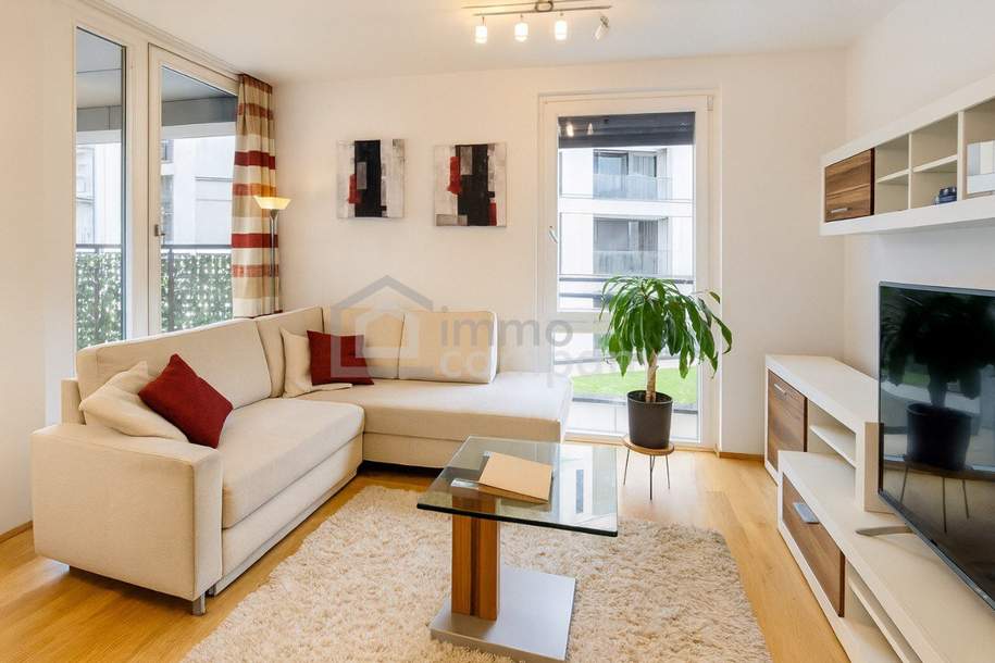 Moderne 2 Zimmer Wohnung mit Garage inkludiert - urbanes Wohnen im grünen Neubauviertel beim Rudolf - Bernar - Park, Wohnung-kauf, 410.000,€, 1020 Wien 2., Leopoldstadt