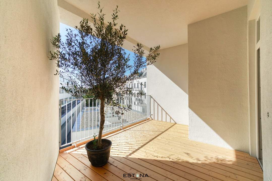 Stilvolle 3-Zimmer-Wohnung mit separater Küche in begehrter Grünruhelage nahe Gustav-Klimt-Park