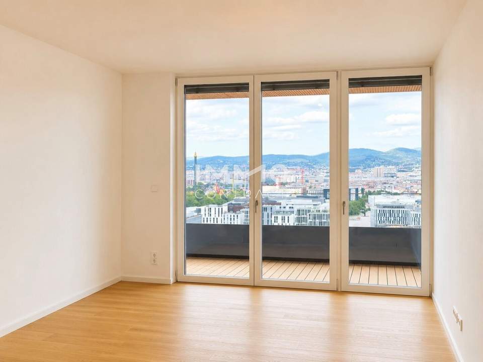 Vierzimmer-Traum mit viel Balkon &amp; Sonnenuntergang (Neubau-Erstbezug mit Annehmlichkeiten)