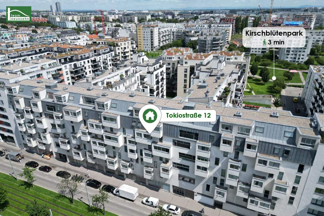 All-inclusive wohnen! Kompakte 1-Zimmer-Wohnung in der Tokiostraße 12!