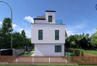 Doppelhaus-Neubau mit Garten, Terrasse &amp; Dachterrasse – Schlüsselfertig!