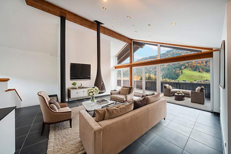 Sonniges Familiendomizil – Wohnen und Arbeiten in Bestlage von Kitzbühel, Haus-kauf, 1.990.000,€, 6370 Kitzbühel