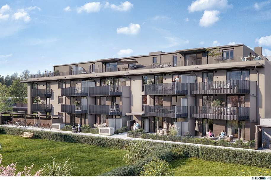 Gartentraum! 4 Zimmer Wohnung in Bürmoos mit ca. 85m² Wfl., Wohnung-kauf, 390.000,€, 5111 Salzburg-Umgebung