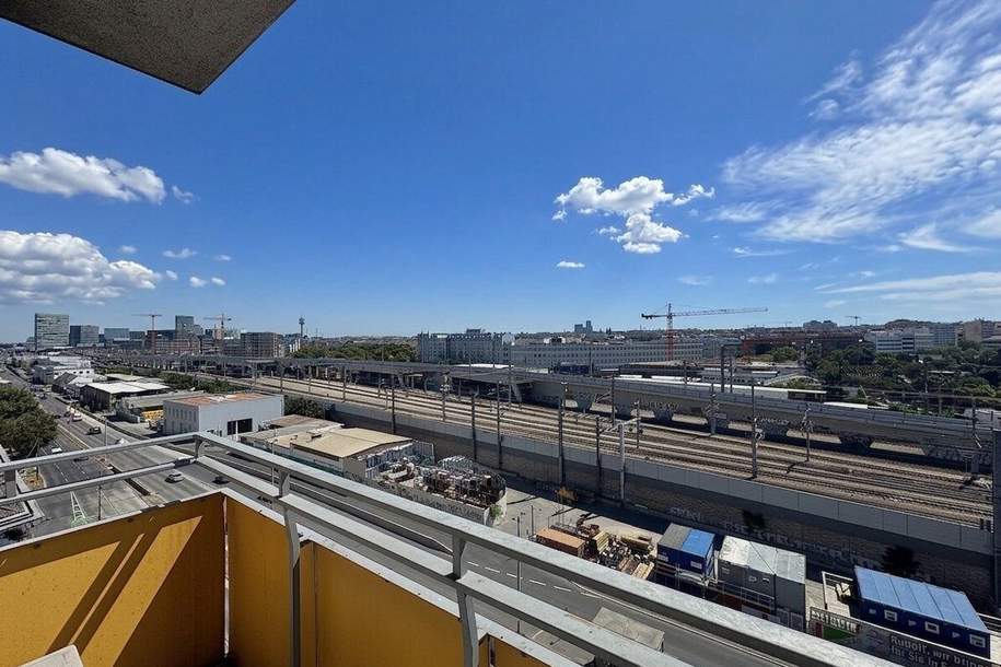 GROSSES POTENTIAL I Fernblick über die Dächer Wiens I 9. Stock I Balkon I Nähe Hauptbahnhof, Wohnung-kauf, 269.000,€, 1050 Wien 5., Margareten