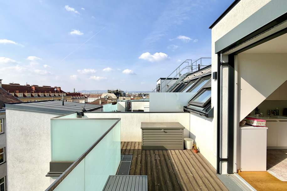 Licht, Ruhe und Weitblick – außergewöhnliche DG-Maisonette im Herzen von Margareten., Wohnung-kauf, 919.000,€, 1050 Wien 5., Margareten