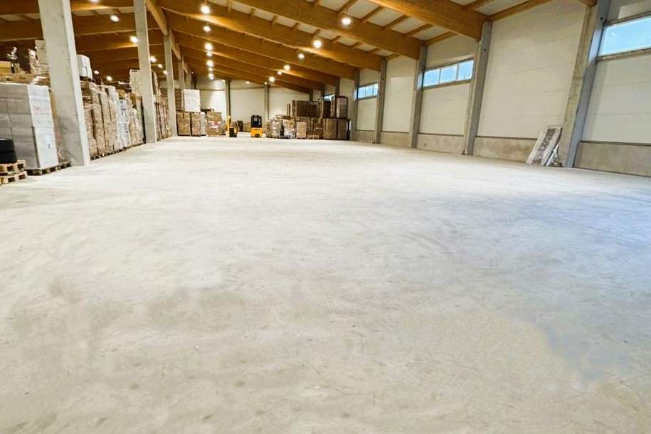 Neubau: Top-Lagerfläche mit LKW-Zufahrt & PV-Strom, Gewerbeobjekt-miete, 3.465,00,€, 5202 Salzburg-Umgebung