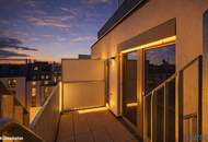 DACHTERRASSE mit spektakulärem Fernblick | DG-Maisonette Nähe Alte Donau | Erstbezug | Teils hofseitig | Fernwärme | TG-Stellplatz optional | Ideal für Anleger oder Eigennutzer | Nachhaltiges Projekt