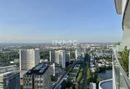 DANUBEFLATS: 42. Floor - möbliert: Den schönsten Ausblick mit Sonnenuntergang auf Kahlenberg