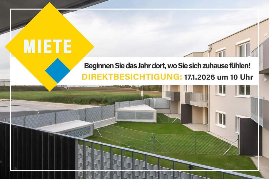 urbanes Wohnen im Grünen zum Mieten, Wohnung-miete, 870,74,€, 2326 Bruck an der Leitha