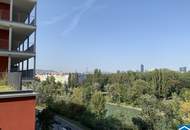 Toller unverbauter Grünblick in den Prater