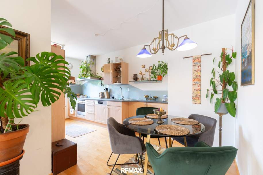 Grünblick inklusive: Vermietete 3-Zimmer-Wohnung - Wintergarten und Tiefgarage inklusive, Wohnung-kauf, 219.900,€, 8052 Graz(Stadt)