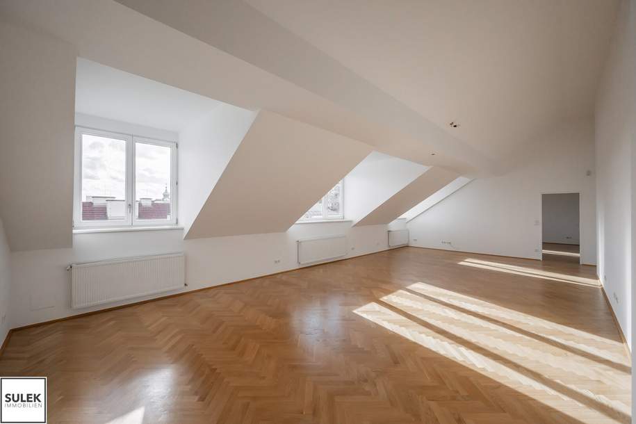 Repräsentatives Dachgeschoss-Büro in Top-Lage – 1030 Wien, Marxergasse, Gewerbeobjekt-miete, 4.320,96,€, 1030 Wien 3., Landstraße