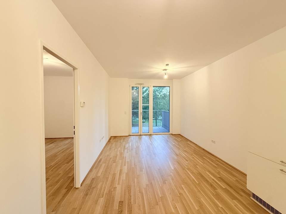 Theo's Willkommen im Park! Helle 2-Zimmer Wohnung in absoluter Ruhelage mit Grünblick