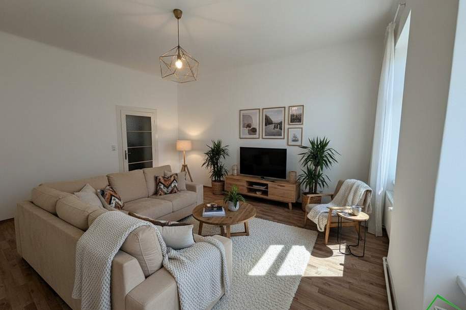 GEMÜTLICHE 2,5-ZIMMER-ALTBAUWOHNUNG INKL. EINBAUKÜCHE!, Wohnung-miete, 1.298,60,€, 1210 Wien 22., Donaustadt