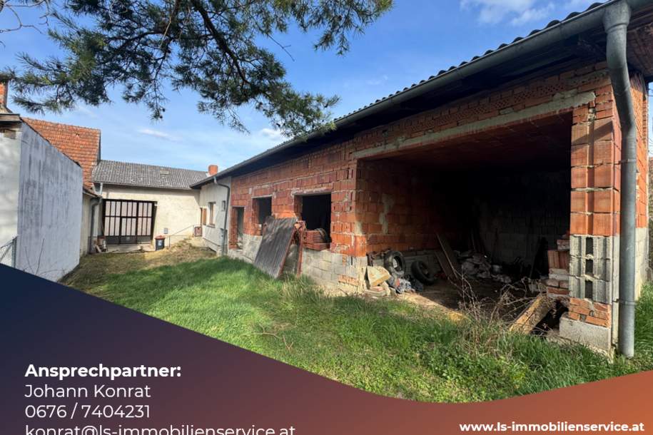 Sanierungsbedürftige Liegenschaft mit mehreren Gebäuden mit 3119m² großem Grundstück in Schachendorf, Haus-kauf, 130.000,€, 7472 Oberwart