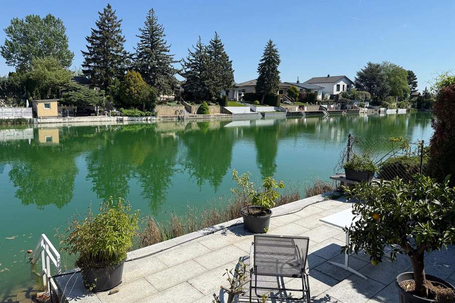 Idyllisches Haus mit eigenem Seezugang, Haus-kauf, 370.000,€, 2434 Bruck an der Leitha