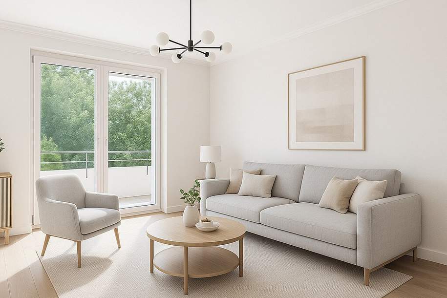 Frisch sanierte Dachgeschosswohnung mit Terrasse – ideal für Singles oder Paare, Wohnung-miete, 899,01,€, 1110 Wien 11., Simmering