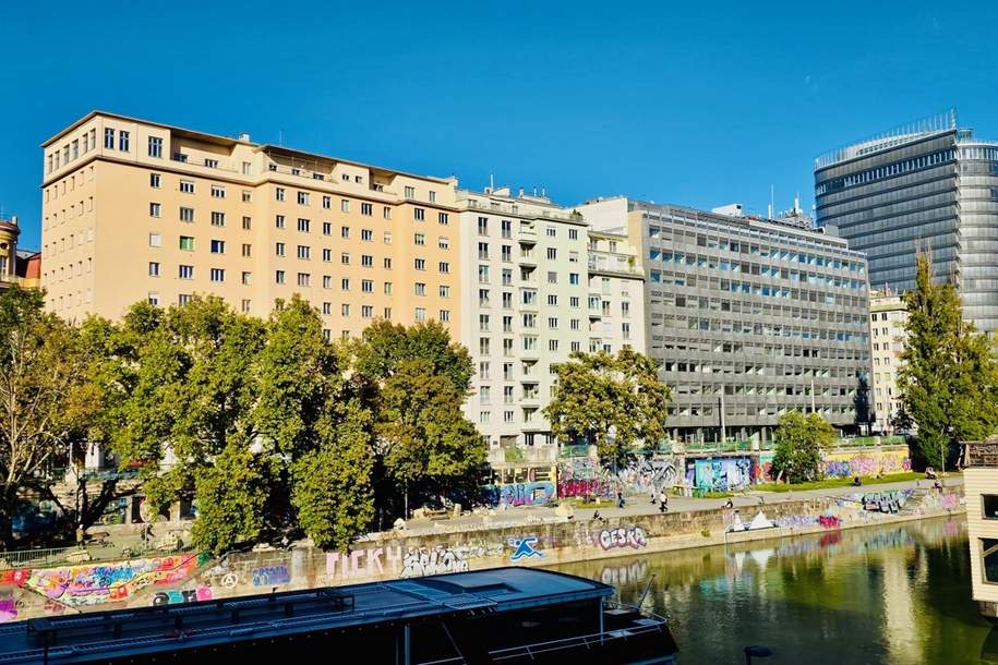 Exklusive 2-Zimmer-Residenz mit Balkon und Panoramablick über den Donaukanal, Wohnung-kauf, 399.000,€, 1020 Wien 2., Leopoldstadt