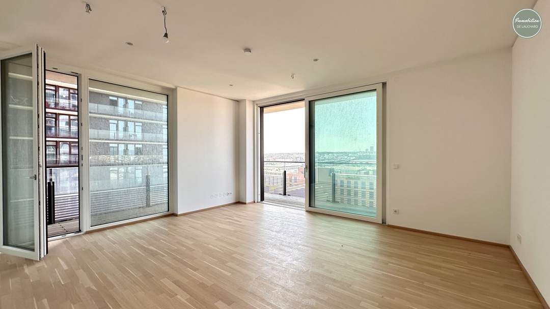 2-Zimmer-Wohnung im TRIIIPLE: Kapitalanlage mit Weitblick – oder modernes City Living