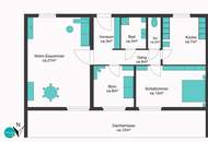 Modernes Dachgeschoss-Juwel! Exklusiv & Ruhig: 3 Zimmer mit Innenhof-Dachterrasse! DÖBLING DELUXE!