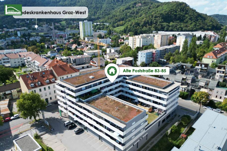 PROVISIONSFREI - Smarte Wohnungen in zentraler Lage im Bezirk Lend, Wohnung-miete, 914,02,€, 8020 Graz(Stadt)