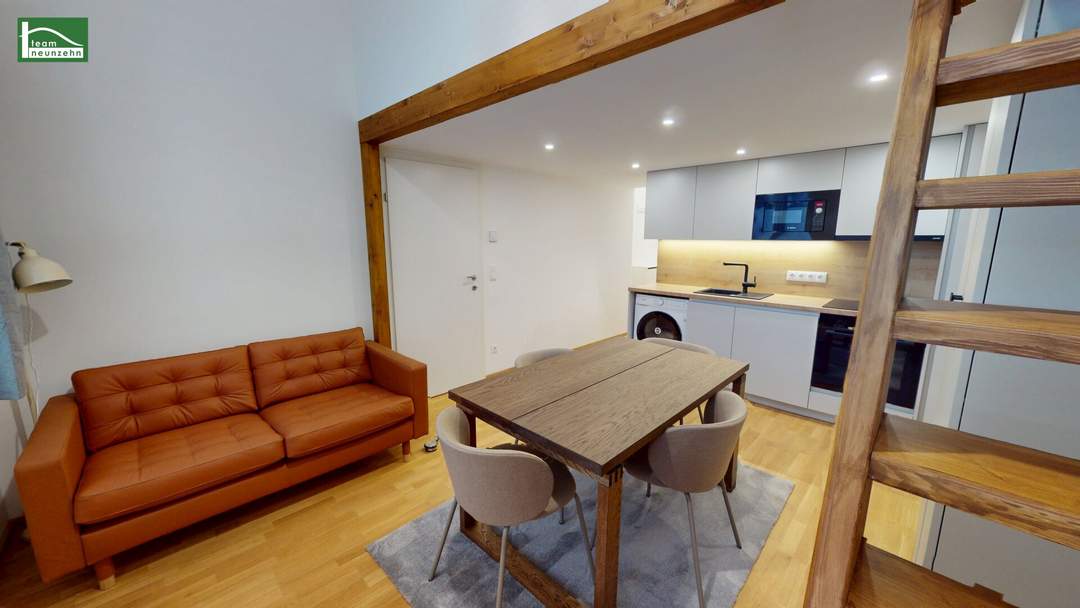 3-Zimmer-Wohnung mit Vollmöblierung und optimaler Öffi-Anbindung – All-inclusive – 6 Monate befristet!