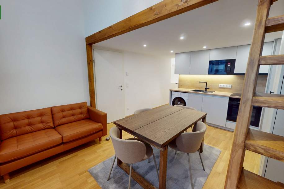 3-Zimmer-Wohnung mit Vollmöblierung und optimaler Öffi-Anbindung – All-inclusive – 6 Monate befristet!, Wohnung-miete, 1.149,01,€, 1030 Wien 3., Landstraße