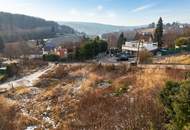 Baugrundstück mit Traumaussicht in Gablitz – inkl. bewilligtem Doppelhaus-Planungsvorschlag