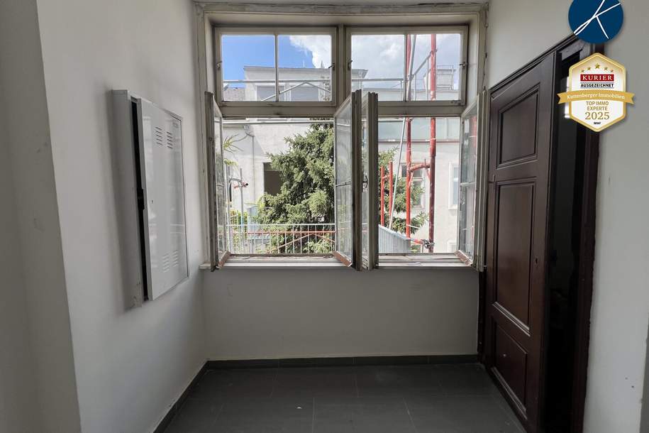 Lieber Erstbezug mit eigenem Balkon über den Gang, Wohnung-kauf, 175.000,€, 1150 Wien 15., Rudolfsheim-Fünfhaus