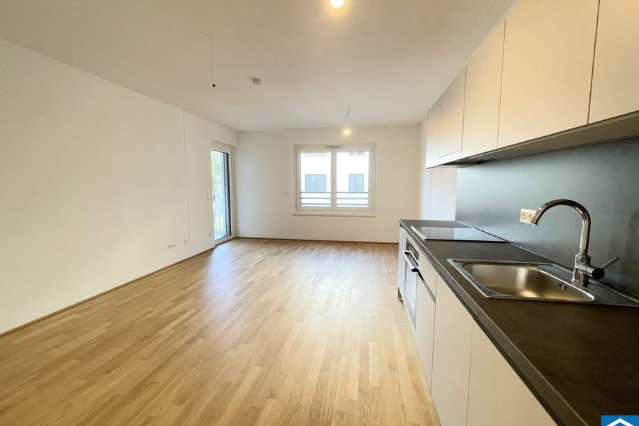 Gut aufgeteilte 2-Zimmer-Wohnung mit Freifläche, Wohnung-miete, 975,00,€, 1210 Wien 21., Floridsdorf