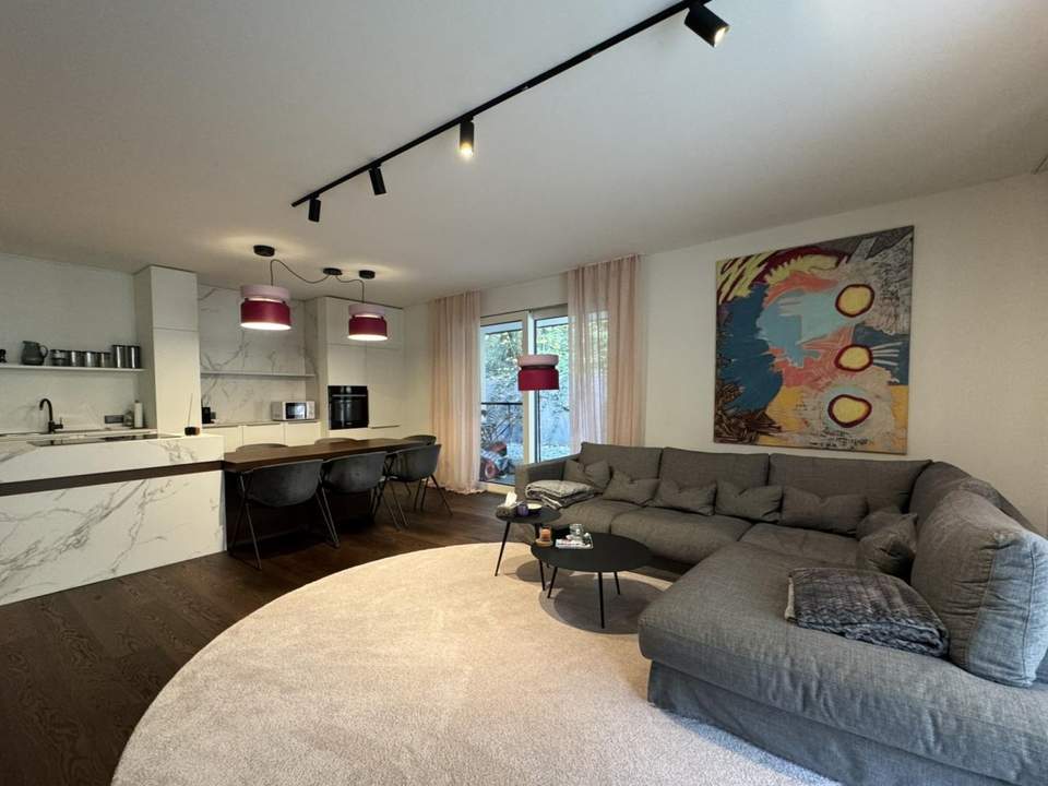 Exklusive, möblierte 3-Zimmer-Wohnung mit Terrasse und Garten in Krumpendorf am Wörthersee