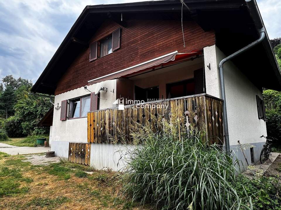Versteckte Oase am Wörthersee – Ihr Einfamilienhaus mit Potential um 395.000 €