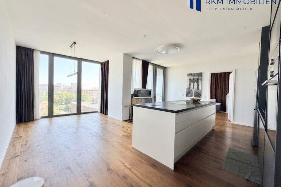 Neuwertige 3-Zi-Wohnung mit Loggia in Hyatt Regency Vienna, Wohnung-kauf, 849.000,€, 1100 Wien 10., Favoriten