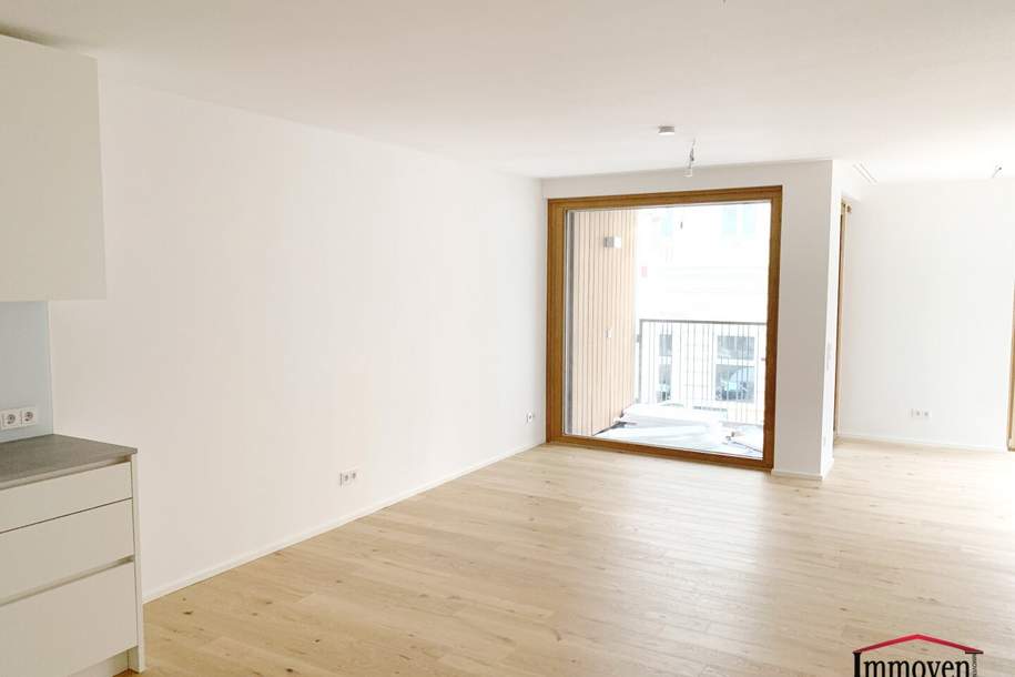 TOPLAGE und ERSTBEZUG: Straßenseitige, moderne 2-Zimmerwohnung mit Loggia! Besichtigung ab Februar 2025 möglich!, Wohnung-miete, 1.798,93,€, 1070 Wien 7., Neubau