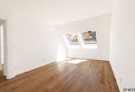 3 ZIMMER NEUBAUWOHNUNG IM 1. DACHGESCHOSS MIT BALKON II CA. 41 m² WOHNKÜCHE II ERSTBEZUG II NÄHE SIEBENBRUNNENPLATZ II