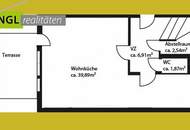 Großzügiges Wohnungseigentumsobjekt im Reihenhausstil , mit Garten und Balkon, 1100 Wien Unterlaa in ruhiger Grünlage am Stadtrand