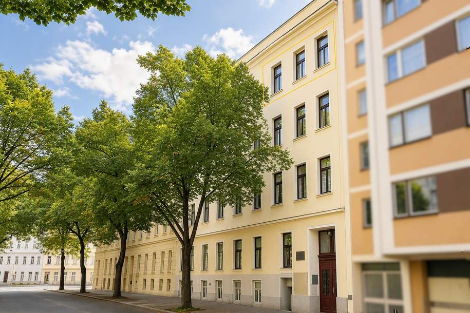Altbauwohnung nahe WU & Prater | 2 Zimmer | Schrankraum | Perfekt für Studenten & Eigennutzer, Wohnung-kauf, 179.000,€, 1020 Wien 2., Leopoldstadt