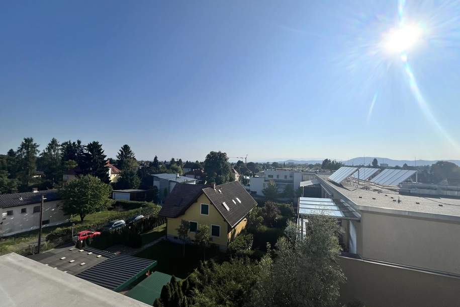 Graz-St.Peter: Luftig. Hell. Besonders. Terrassenwohnung mit sensationellem Weitblick &amp; Tiefgarage!, Wohnung-kauf, 465.000,€, 8042 Graz(Stadt)