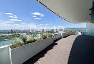 Ganz viel Balkon & ganz Wien im Blick (Gym, Pool, Sauna, Doorman uvm): Neubau-Erstbezug DANUBEFLATS