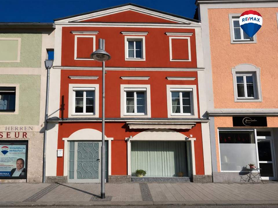 Juwel am Eferdinger Stadtplatz – Bürgerhaus mit großem eigenen Garten