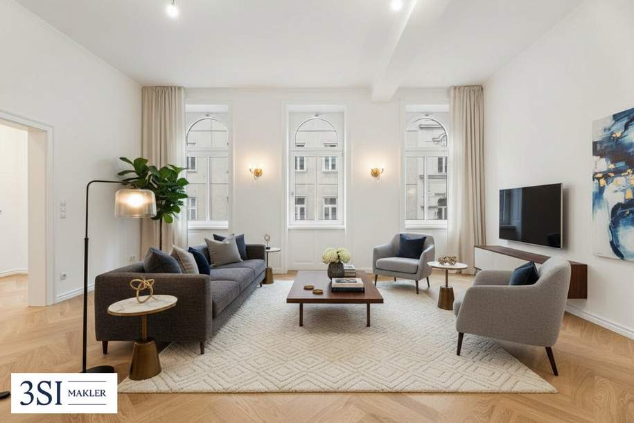 Attraktiver Erstbezug mit Loggia – 4 Zimmer mitten im 7. Bezirk, Wohnung-kauf, 788.000,€, 1070 Wien 7., Neubau