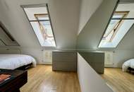 Außergewöhnliche Dachgeschoss-Maisonette mit Dachterrasse und beeindruckendem Wienblick nahe Naschmarkt