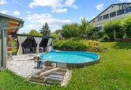 Vielseitiges Wohnhaus mit Garten, Pool &amp; Ausblick – Ruhelage in Eichgraben