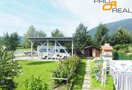 OSSIACHER-SEE-Nähe 300m! Kl. Bungalow, 2 Sz, 2Bad, 762m² Grund